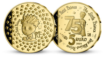 75. výročie Malého princa na výročnej zlatej minci