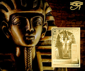 Kolekcia mincí z rýdzeho zlata Vás prevedie životmi egyptských faraónov