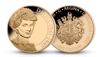 Lady D - zlatá minca zušľachtená Certifikovaným zlatom
