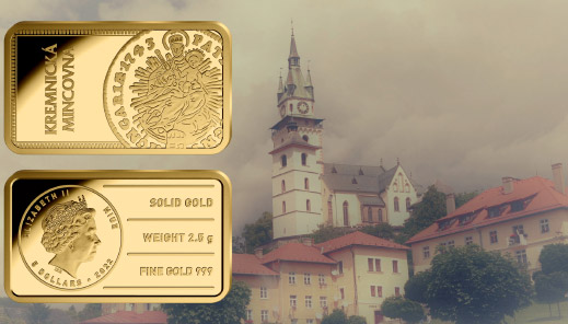 Zlatá minca Mincovňa Kremnica