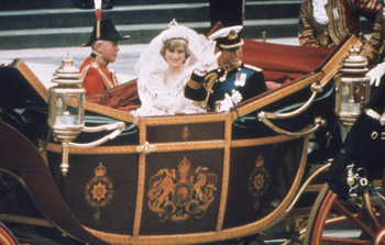Princ Charles a princezná Diana