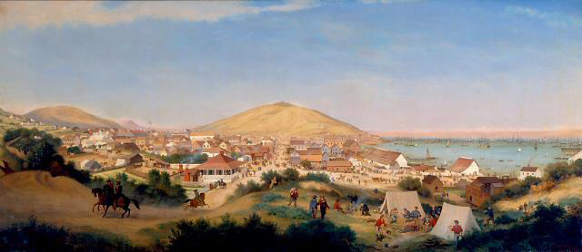 George Henry Burgess - San Francisco v júli 1849 George Henry Burgess - San Francisco v júli 1849