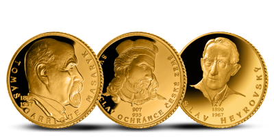 Pamätné mediale z pravého zlata dostupné pre každého | Pamätné medaily traja muži našej histórie zo 14-karátového zlata 