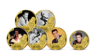 Piesne Elvisa Presleyho na minciach zušľachtených 24-karátovým zlatom