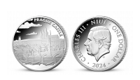 Pražský hrad na pamätnej minci z rýdzeho striebra 999/1000
