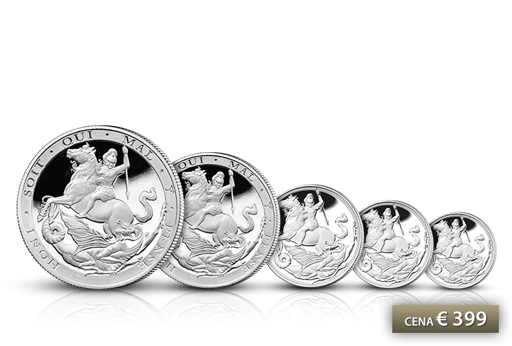 Sada 5 mincí Sovereign 