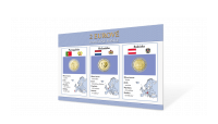 Sada pamätných euromincí - Rakúsko 2007, Holandsko 2013, Portugalsko 2010