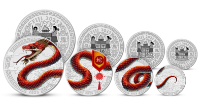 Rok Hada 2025 - sada 4 mincí z rýdzeho striebra 999/1000 