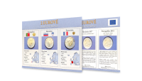 Sada pamätných euromincí - Francúzsko 2017, Slovinsko 2017, Portugalsko 2015