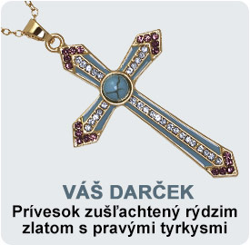 DARČEK PRE VÁS - prívesok s pravými tyrkysmi s treťou mincou