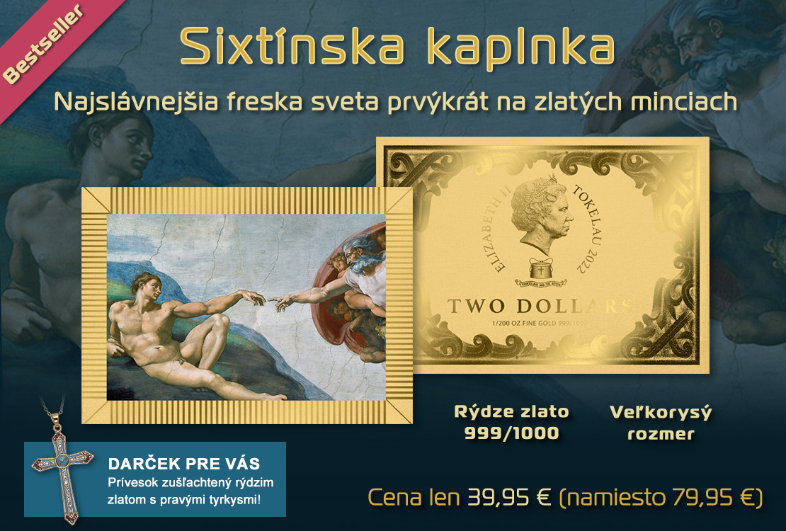 Najslávnejšia freska sveta prvýkrát na zlatých minciach