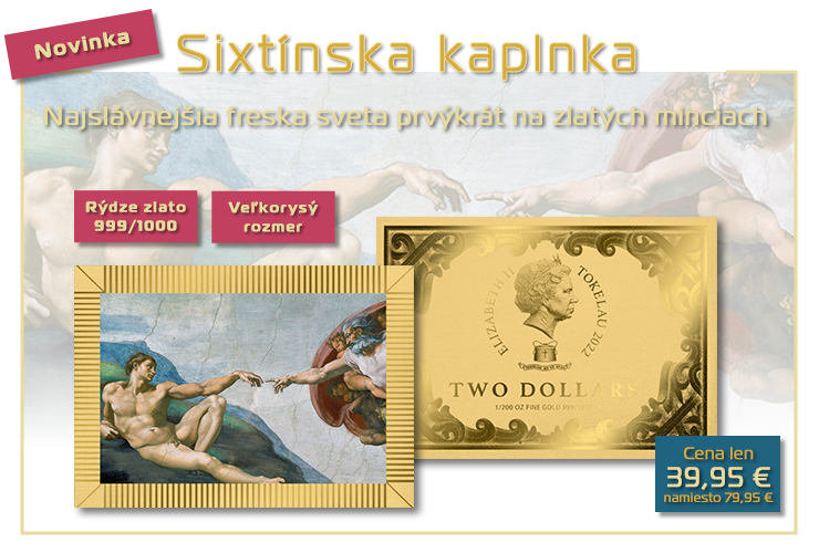 Najslávnejšia freska sveta prvýkrát na zlatých minciach