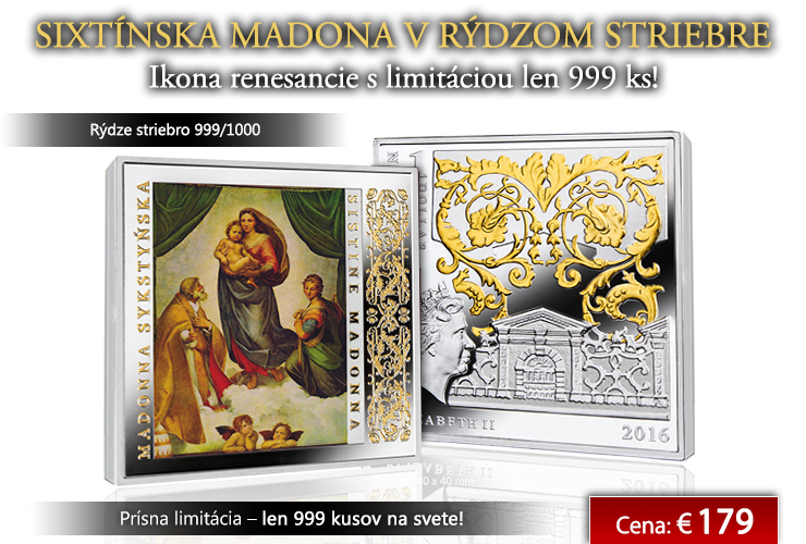 Sixtínska madona v rýdzom striebre