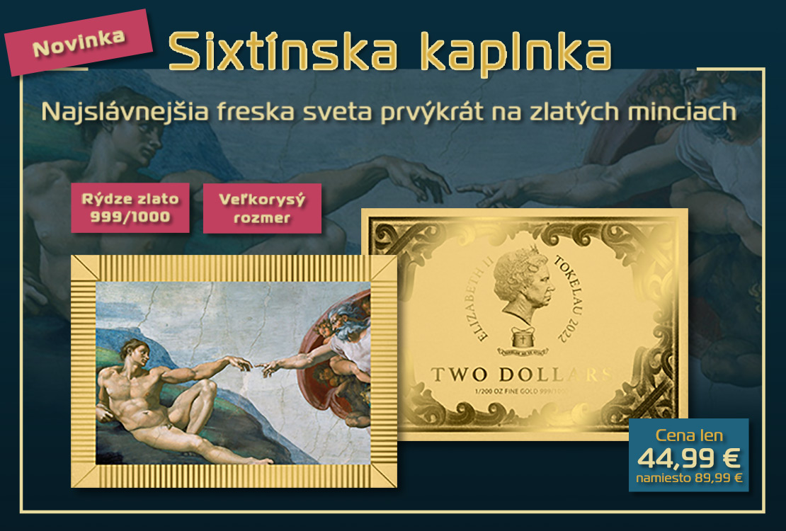 Najslávnejšia freska sveta prvýkrát na zlatých minciach