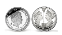 Sada piatich Sovereign mincí z rýdzeho striebra 999/1000