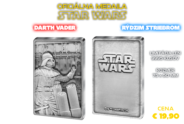 Oficiálna medaila Star Wars, Darth Vader