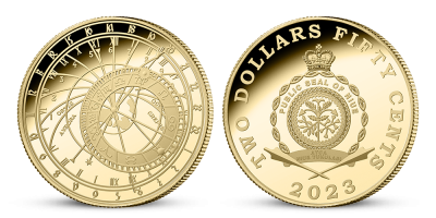 Zlatá minca Staromestský orloj 