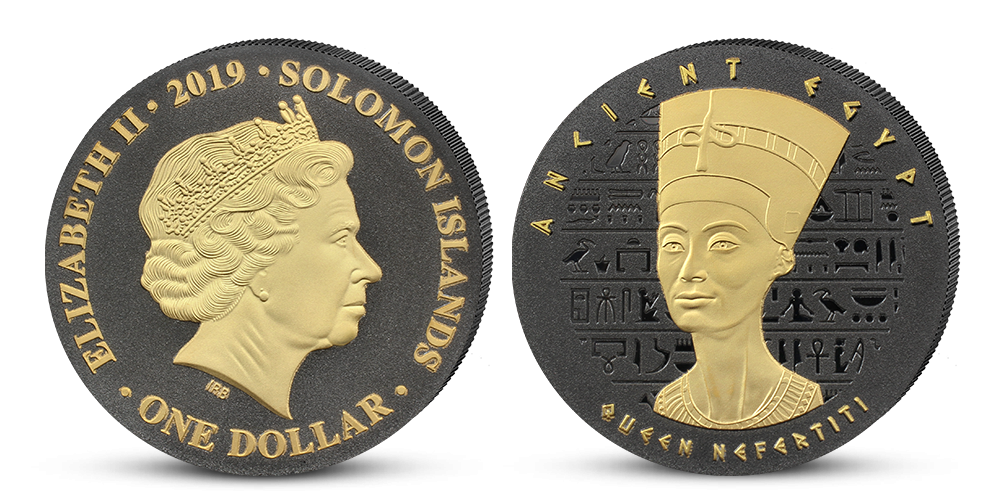 Krásna Nefertiti – egyptská kráľovná na unikátnej minci Krásna Nefertiti – egyptská kráľovná na unikátnej minci