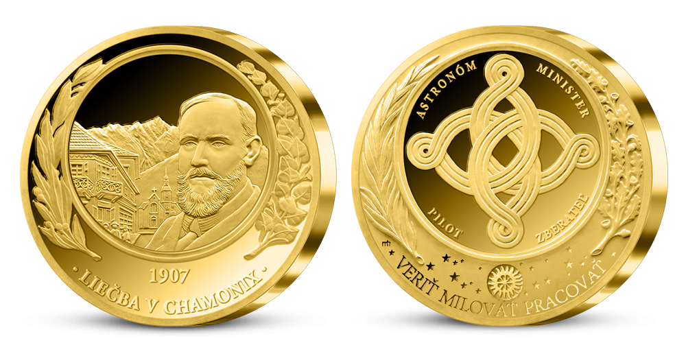 Pamätná medaila M. R. Štefánik a liečenie v Chamonix 