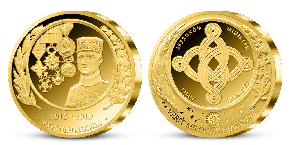 Pamätná medaila M. R. Štefánik a jeho vyznamenania 
