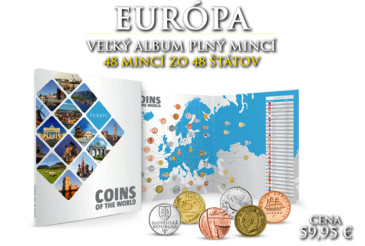 Svetové mince - album Európa