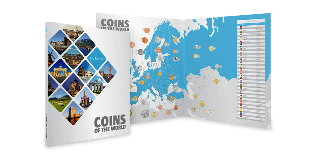 Svetové mince - album Európa