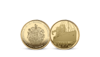 Titanic - Najväčší parník svojej doby na minci z rýdzeho zlata 999/1000