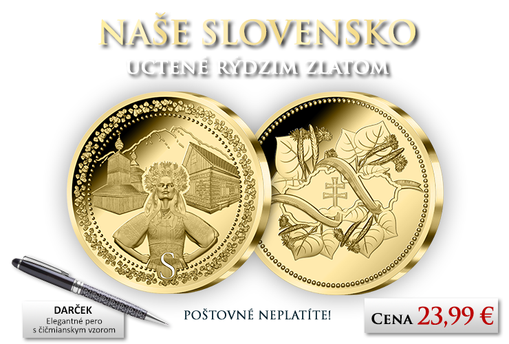 Na&scaron;e Slovensko ucten&eacute; r&yacute;dzim zlatom