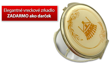 Darček pri okamžitej rezervácii - elegantné vreckové zrkadlo ZADARMO