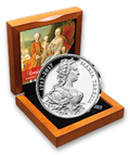 K 300. výročiu narodenia Márie Terézie vyrazí Národná Pokladnica 1717 kusov strieborných pamätných medailí