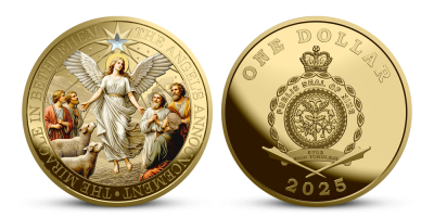 Zázrak v Betleheme a vianočna minca zušľachtená rýdzim zlatom 