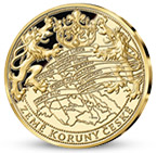Pamätná medaila Karol IV. zušľachtená rýdzim zlatom