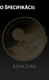 Zlatá minca Kengura