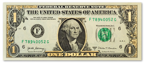 Darček - bankovka US Dollar