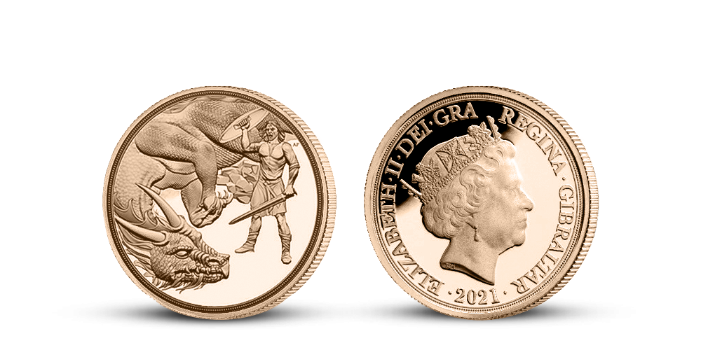 Zlatý 1/4 Sovereign 2021 Zlatý 1/4 Sovereign 2021
