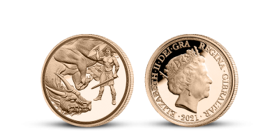 Zlatá minca Quarter sovereign 2021 Zlatá minca Quarter sovereign 2021