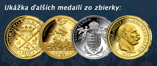 Ukážka ďalších medailí zo zbierky